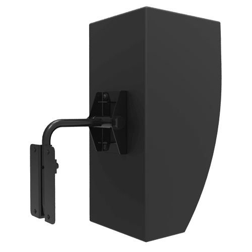 MM-022-BT(ADA) MULTIMOUNT,SPEAKER PAN TILT WALL MOUNT, 60 LB. WLL INDOOR, BLACK , VERTICAL OR HORIZONTIAL HANG